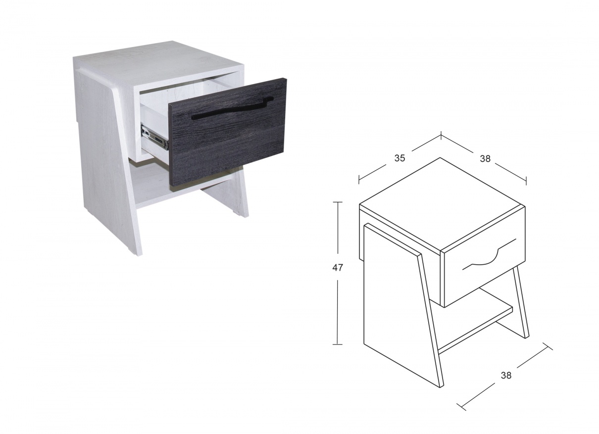 Детская "Лапландия" тумба прикроватная в Красноярске по низкой цене